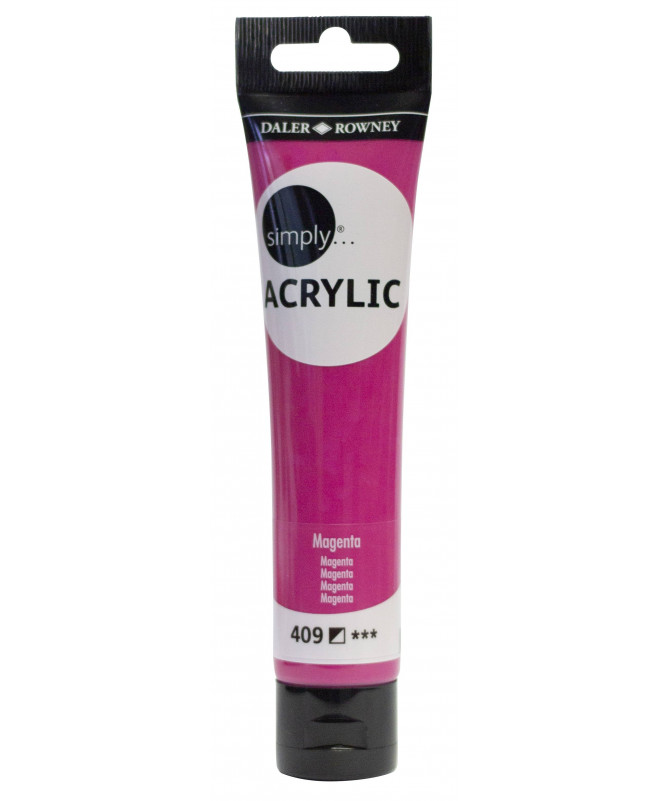 Farba akryl. Simply Acrylic 75ml magenta 126975409 FILA